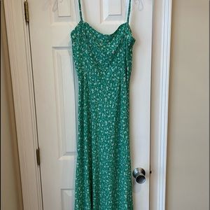 Realization Amelia dress in poison ivy M